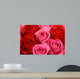 Pink and Red Roses Wall Mural