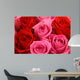 Pink and Red Roses Bouquet Wall Mural
