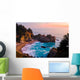 Mcway Falls at Sunset in California Wall Mural