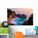 Mcway Falls at Sunset in California Wall Mural