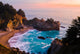 Mcway Falls at Sunset in California Wall Mural