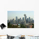 Seattle Cityscape and Space Wall Decal