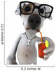Dog with Glasses Wall Decal