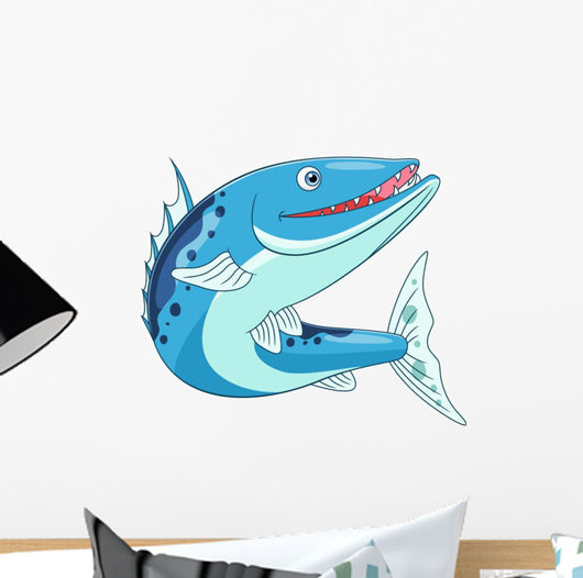 Funny Barracuda Wall Decal