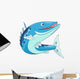 Funny Barracuda Wall Decal
