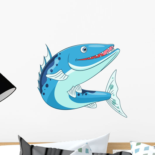 Funny Barracuda Wall Decal