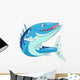Funny Barracuda Wall Decal