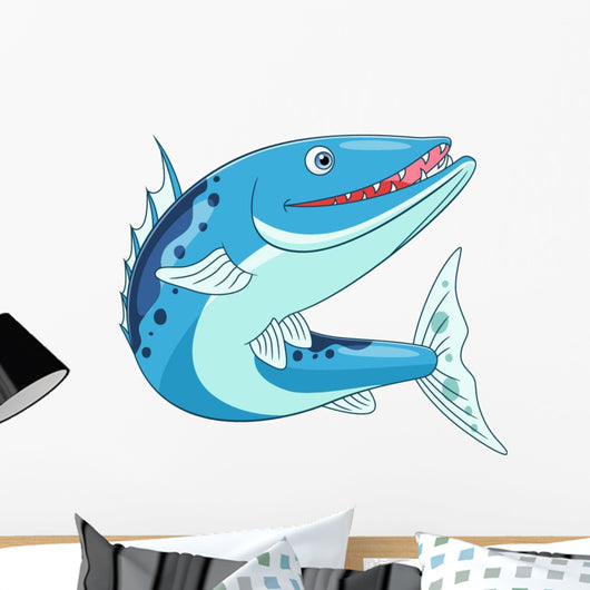 Funny Barracuda Wall Decal
