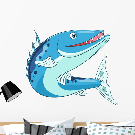 Funny Barracuda Wall Decal