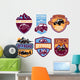 Off-road SUV Car Emblems Wall Decal Sticker Set