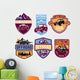 Off-road SUV Car Emblems Wall Decal Sticker Set