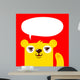 Cute Bear Waving with Wall Mural