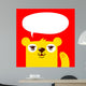 Cute Bear Waving with Wall Mural
