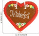 Gingerbread Heart Oktoberfest Wall Decal