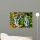 Mountain Waterfall Autumn Wall Mural