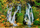 Mountain Waterfall Autumn Wall Mural