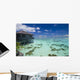 Tropical Island Resort Crystal Wall Decal