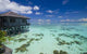 Tropical Island Resort Crystal Wall Decal