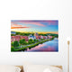 Augusta Maine USA Skyline Late Afternoon Wall Decal