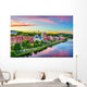 Augusta Maine USA Skyline Late Afternoon Wall Decal