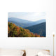 Autumn Mountain Range Wall Decal