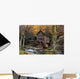 Autumn Grist Mill Wall Decal Design 4