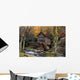 Autumn Grist Mill Wall Decal Design 4