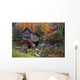 Autumn Grist Mill Wall Decal Design 3