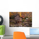 Autumn Grist Mill Wall Decal Design 2