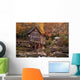 Autumn Grist Mill Wall Decal Design 2