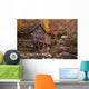 Autumn Grist Mill Wall Decal Design 2