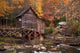 Autumn Grist Mill Wall Decal Design 2