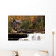 Autumn Grist Mill Wall Decal Design 1