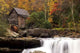Autumn Grist Mill Wall Decal Design 1