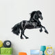 Black Frisian Horse Wall Decal