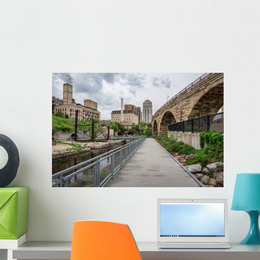 Mill Ruins Park Minneapolis Wall Decal