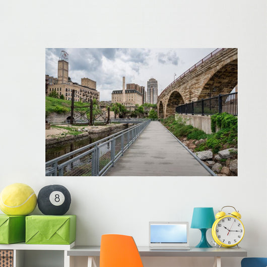 Mill Ruins Park Minneapolis Wall Decal