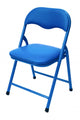 Blue Children's Chair Isolated on White Wall Decal