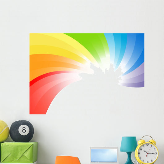 Vector abstract background; clip-art Wall Decal