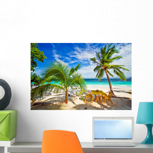 Dining in Paradise Wall Mural