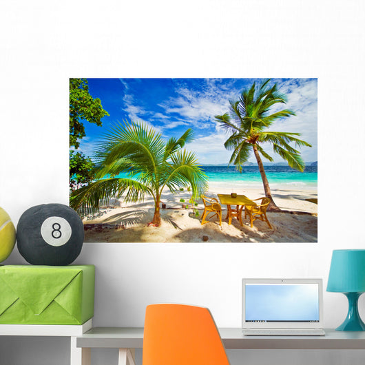 Dining in Paradise Wall Mural