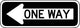 One Way to the Left Sign Wall Decal