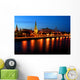moscow kremlin in the night Wall Mural
