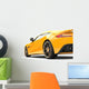 Back Yellow Luxury Car Wall Decal
