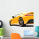 Back Yellow Luxury Car Wall Decal