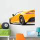 Back Yellow Luxury Car Wall Decal