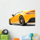 Back Yellow Luxury Car Wall Decal