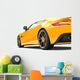Back Yellow Luxury Car Wall Decal