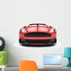 Front Red Sport Car Wall Decal