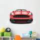 Front Red Sport Car Wall Decal